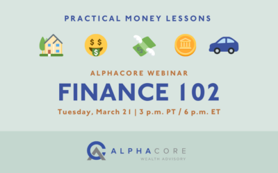 Upcoming Webinar – March 2: Finance 102