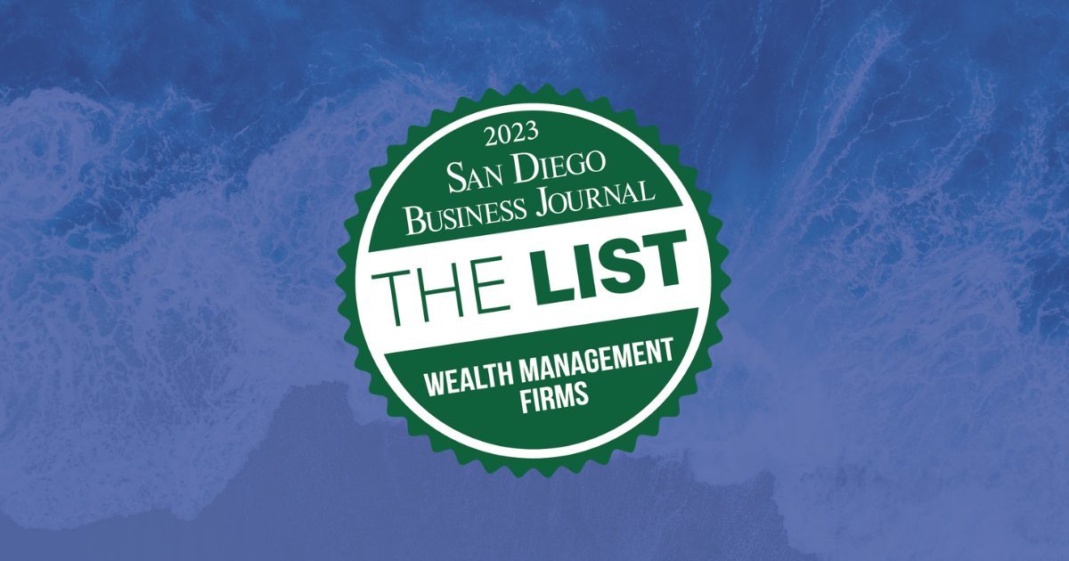 San Diego Business Journal Wealth Management Firms