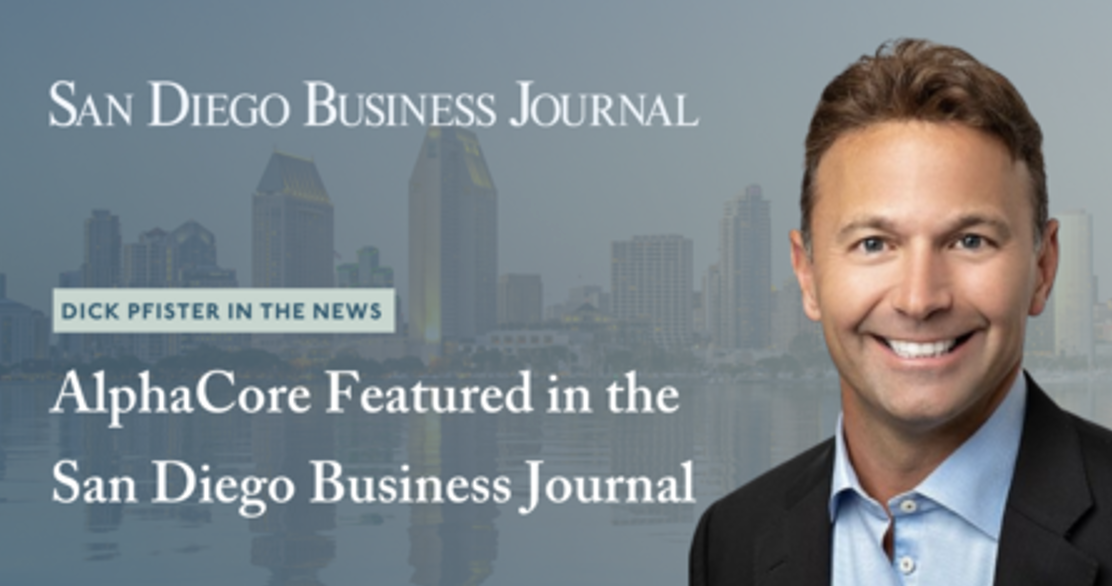 Dick Pfister in the San Diego Business Journal